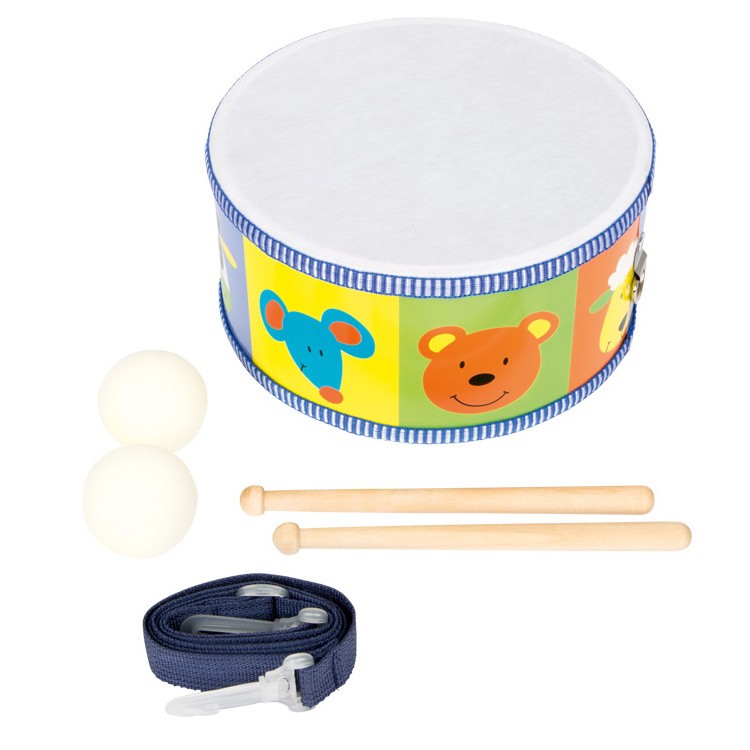 Wooden Marching Drum with Drumsticks - Vue 4