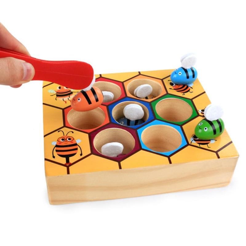 Montessori Wooden Carrot Harvesting & Sorting Game - Vue 3