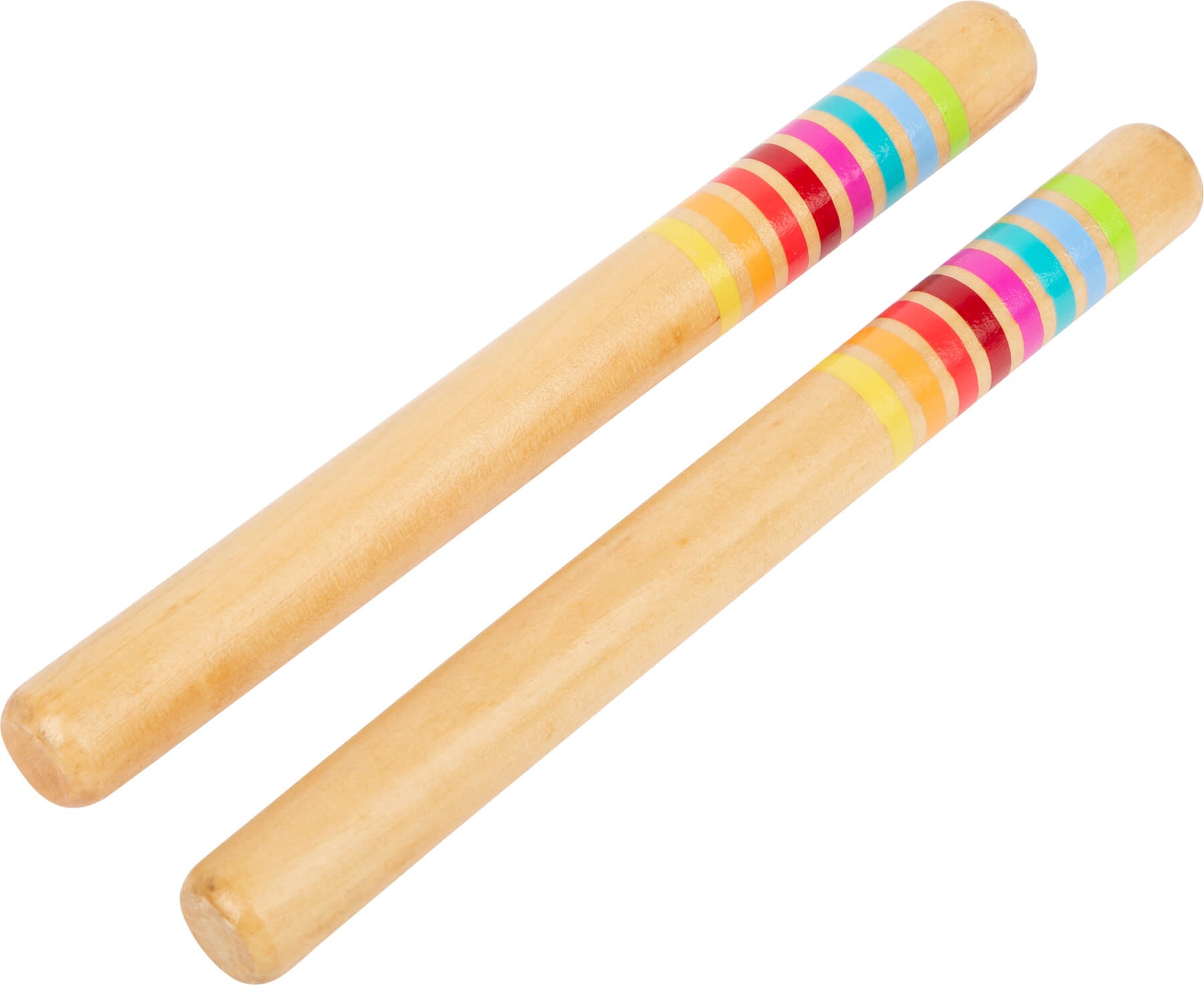 Solid Wood Claves - Pair of Rhythm Sticks - Vue 2