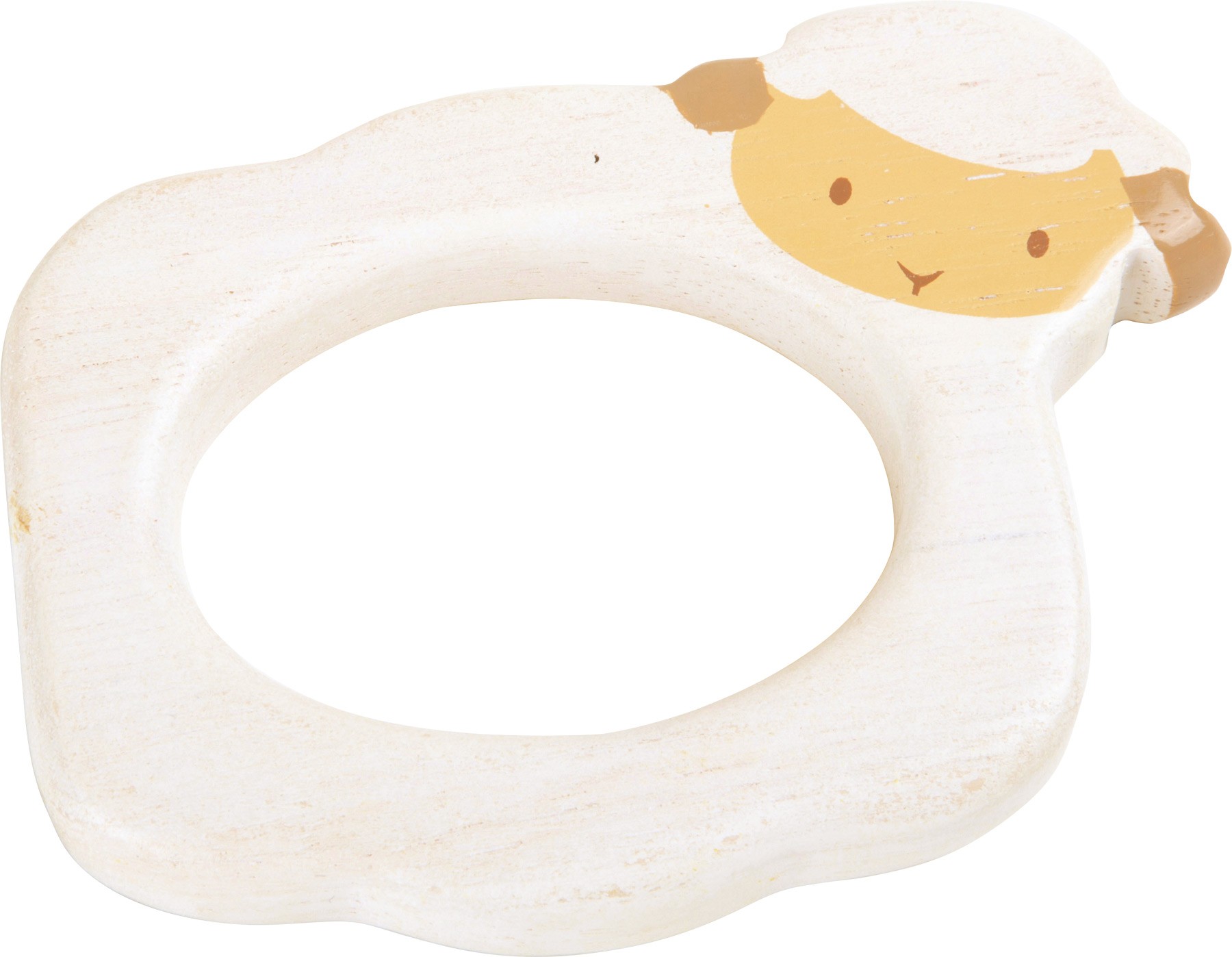 Baby Car Wooden Teething Ring & Grasping Rattle - Vue 2