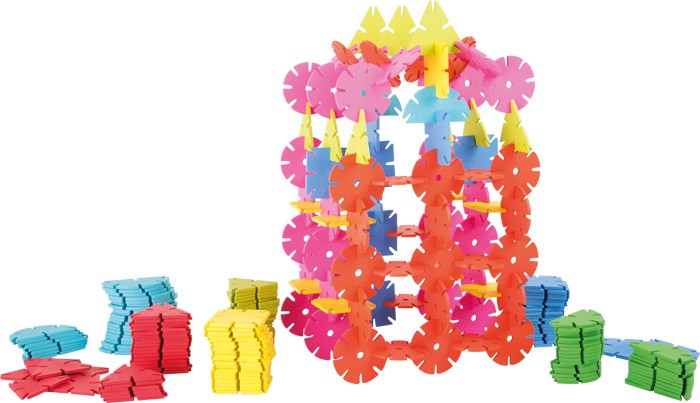 Interlocking Snowflake Building Discs Set - 120 / 240 Pcs - Vue 3
