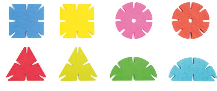 Interlocking Snowflake Building Discs Set - 120 / 240 Pcs - Vue 2