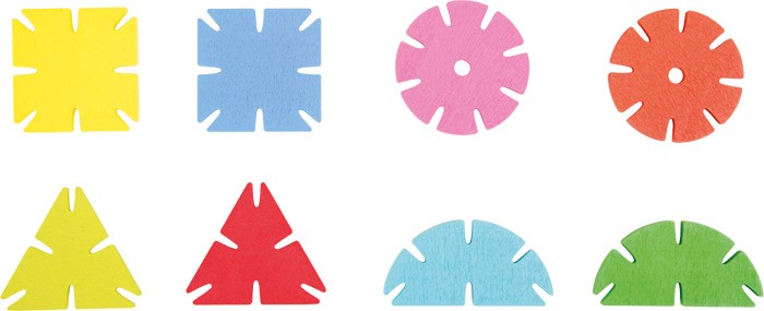 Interlocking Snowflake Building Discs Set - 120 / 240 Pcs - Vue 4