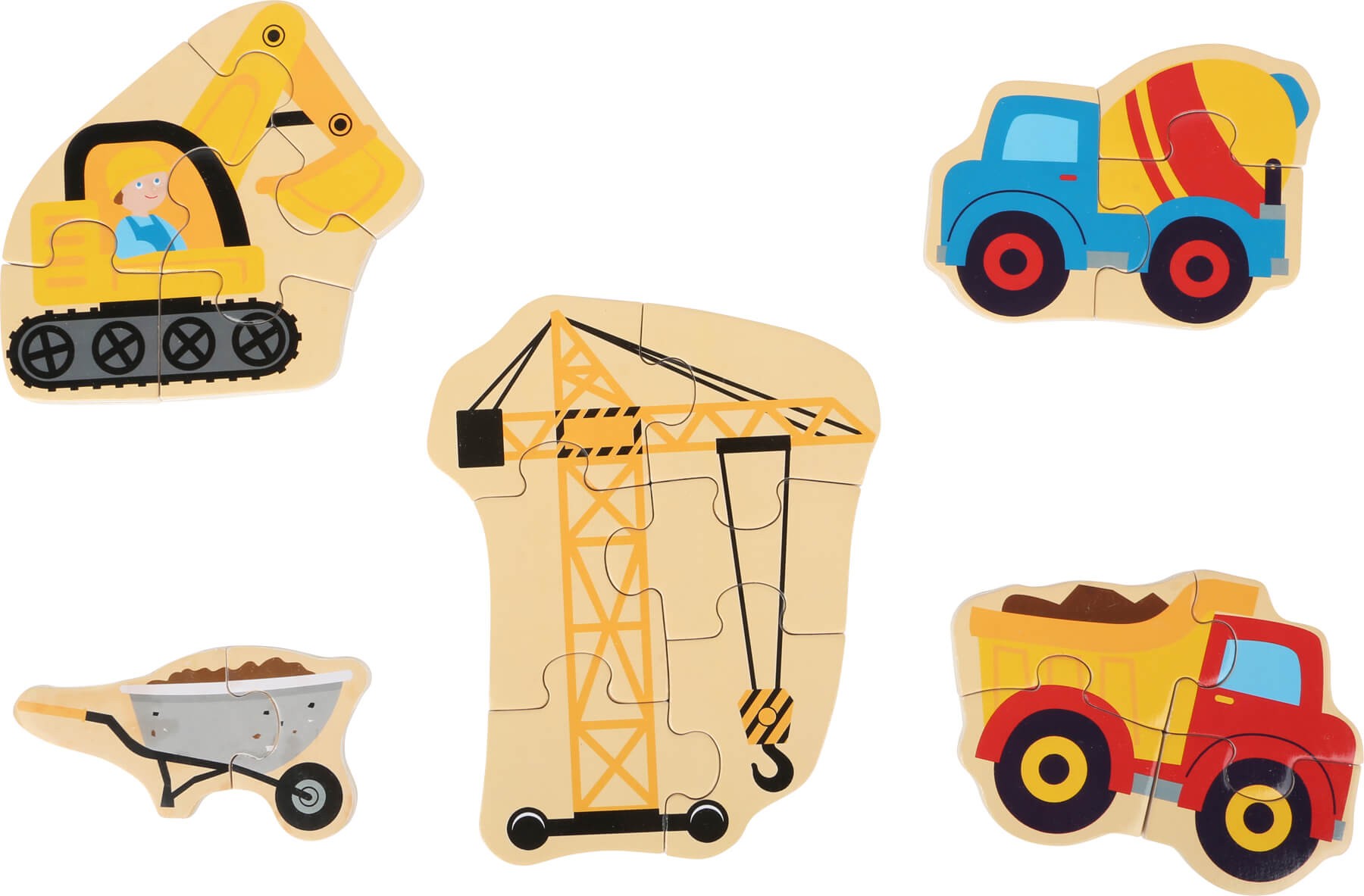 Mini Wooden Forest Animals Jigsaw Puzzle - 24 Pieces - Vue 3
