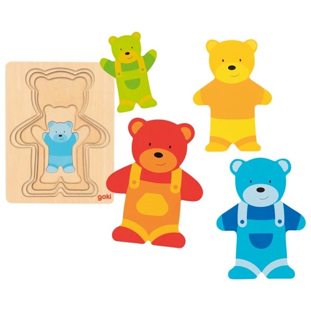 Montessori Layered Wooden Growth Puzzle - Vue 7