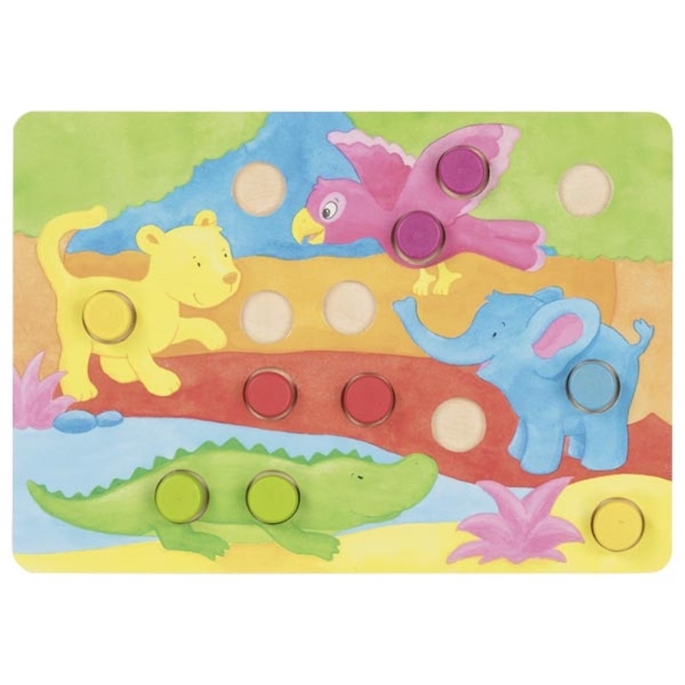 Montessori Colour Matching Cylinder Puzzle - Vue 13