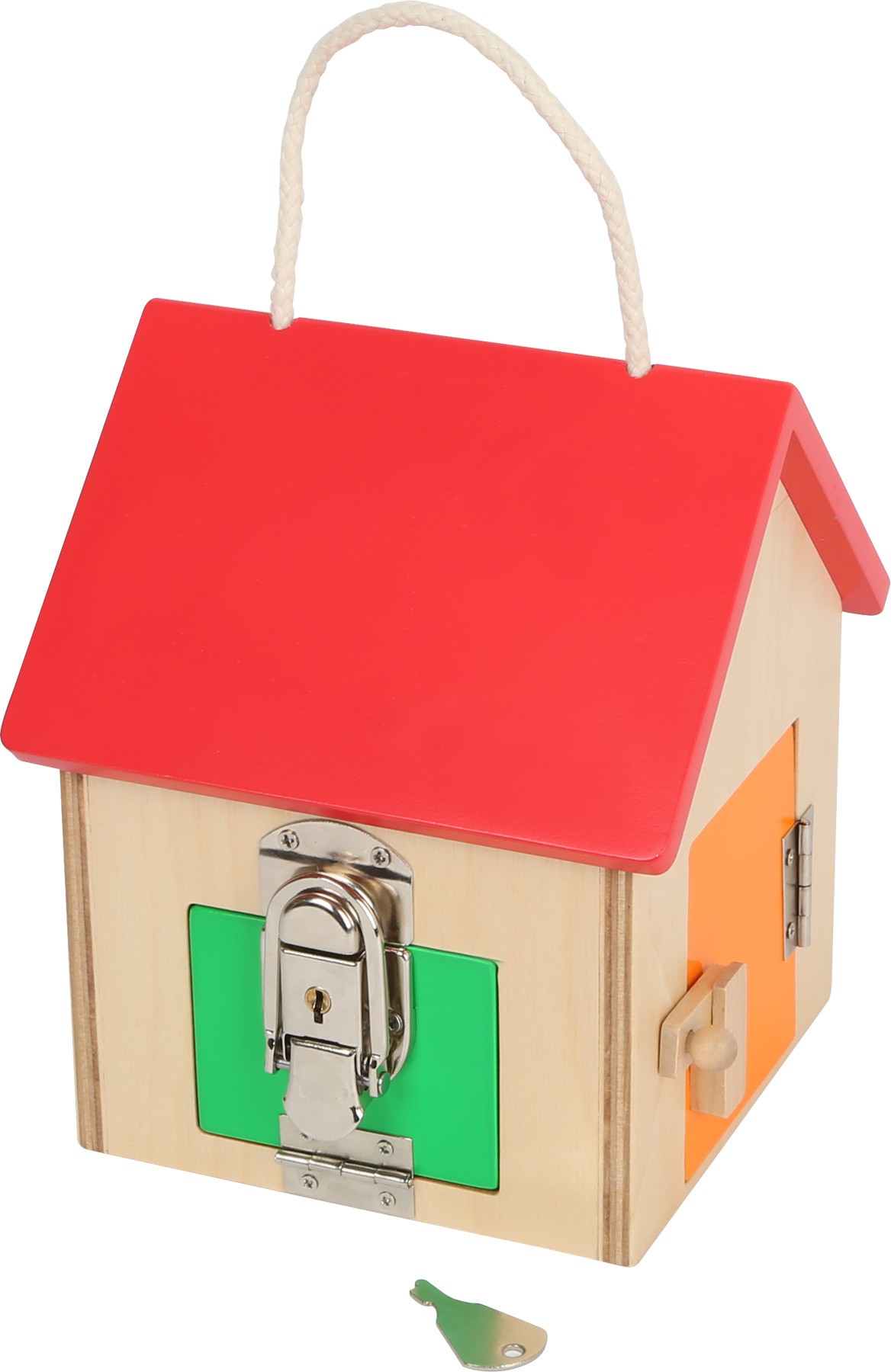 Montessori Wooden Lock Box & Latches Toy - Vue 15