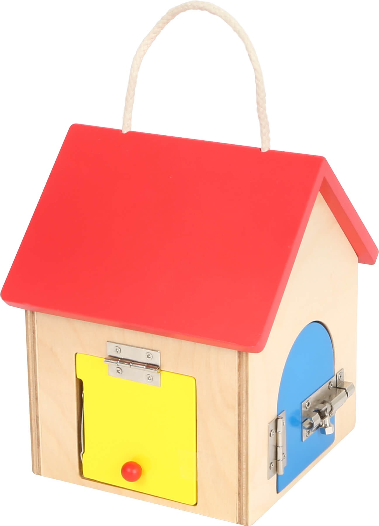 Montessori Wooden Lock Box & Latches Toy - Vue 16