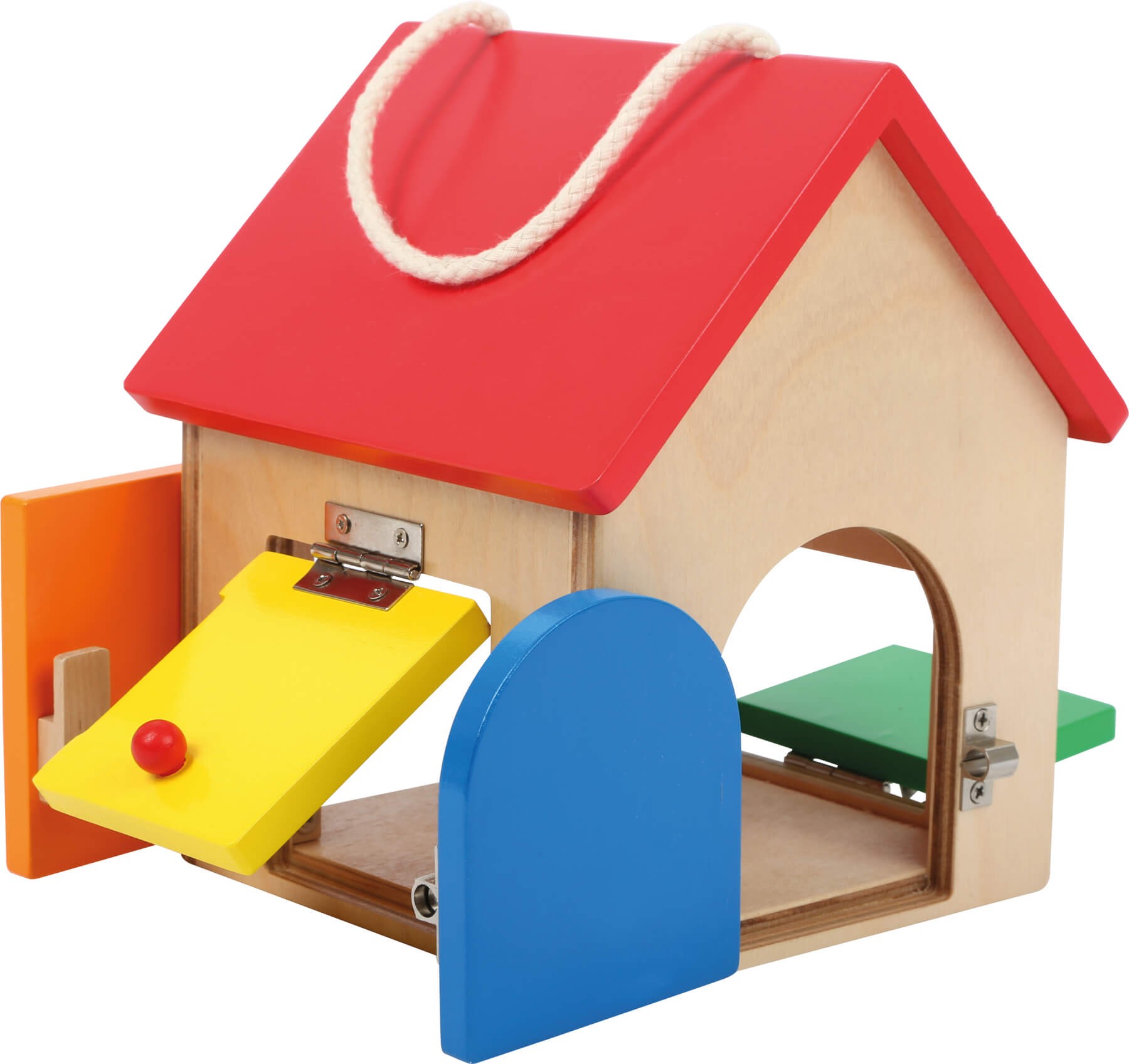 Montessori Wooden Lock Box & Latches Toy - Vue 17