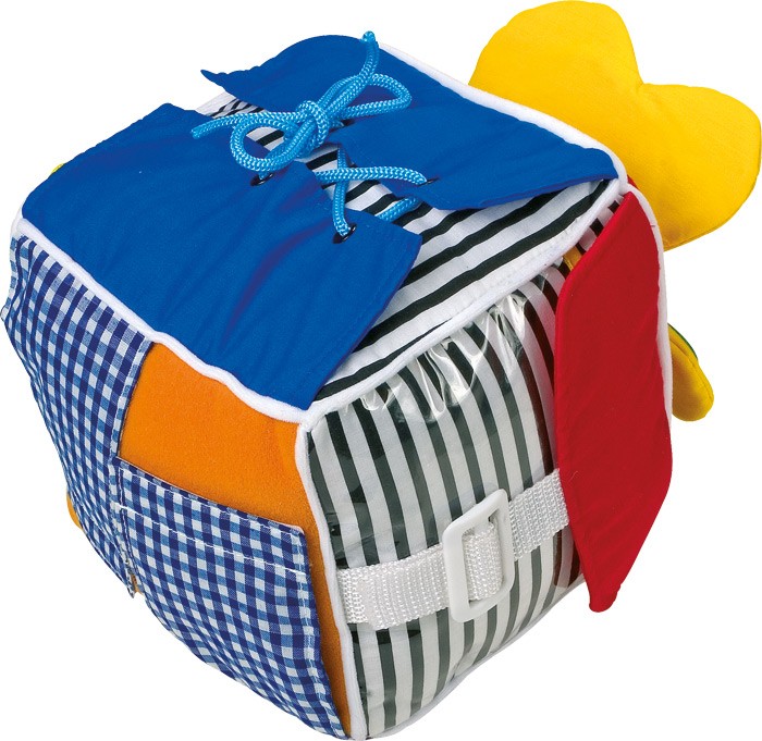 Wooden Motor Skills Activity Cube - Vue 2