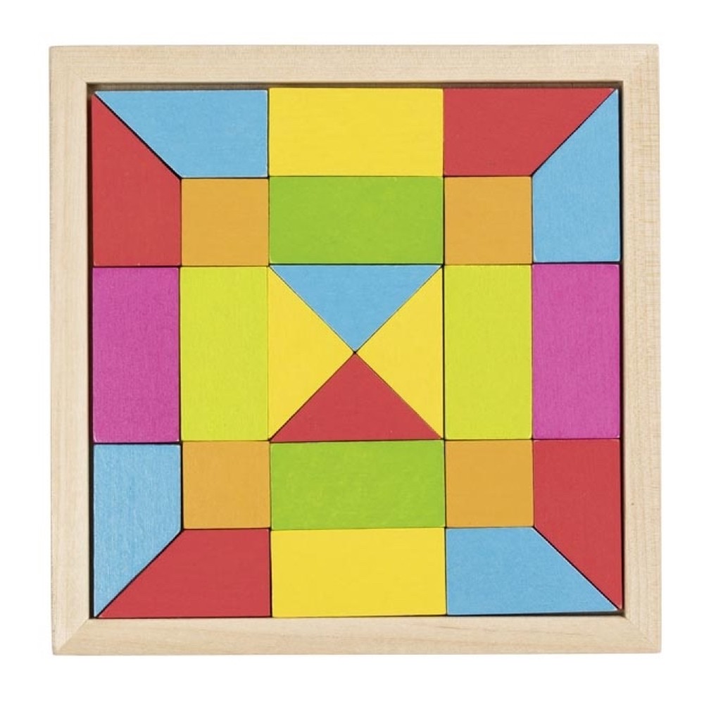 Safari Wooden Mosaic Tangram Puzzle - Vue 2