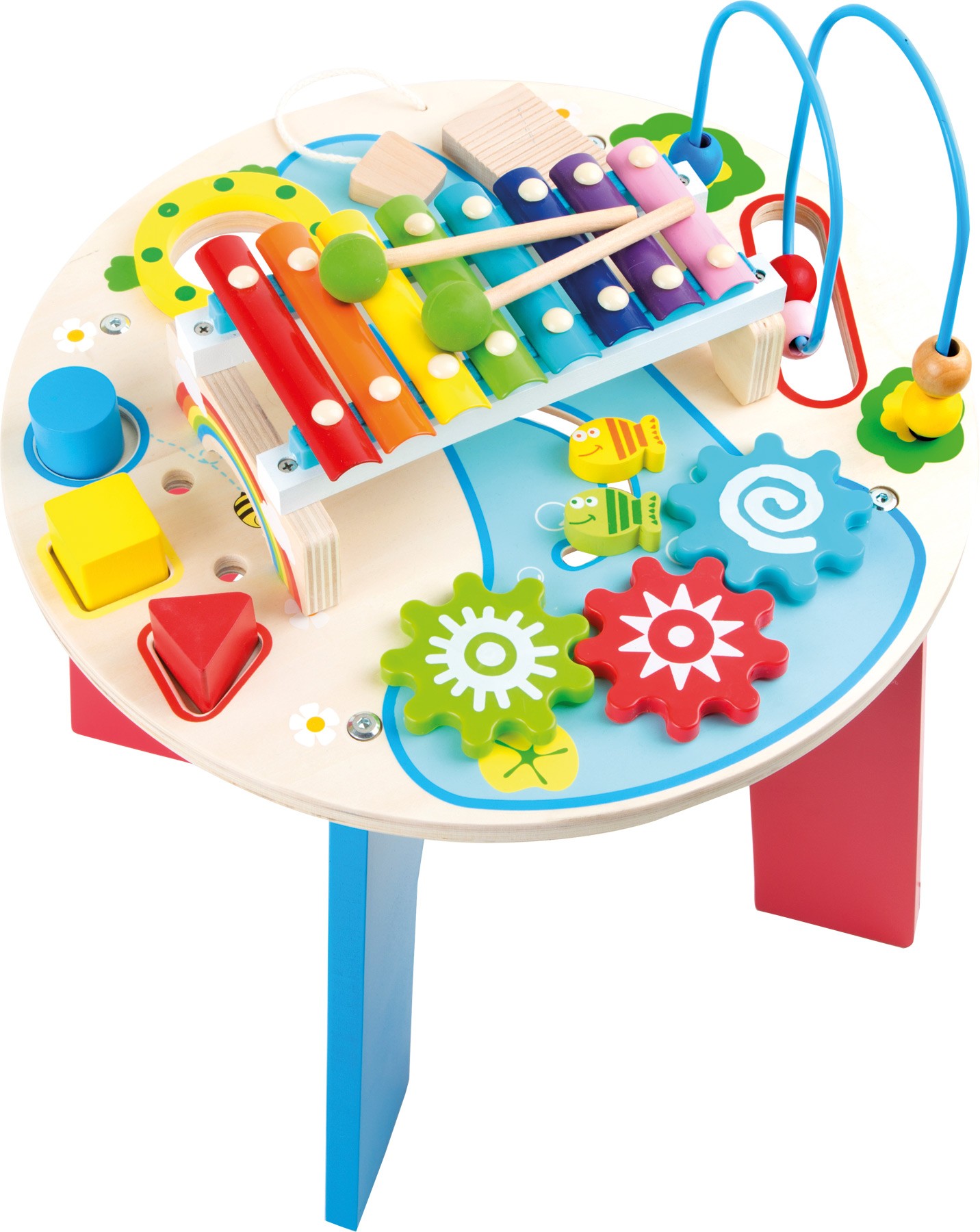 Table d'activités bébé en bois