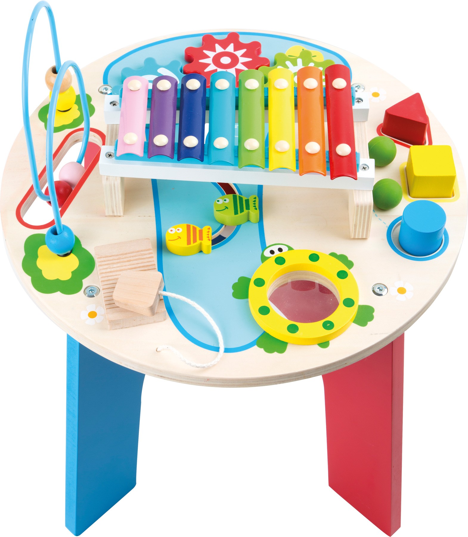 Deluxe Wooden Baby & Toddler Sensory Activity Table - Vue 3