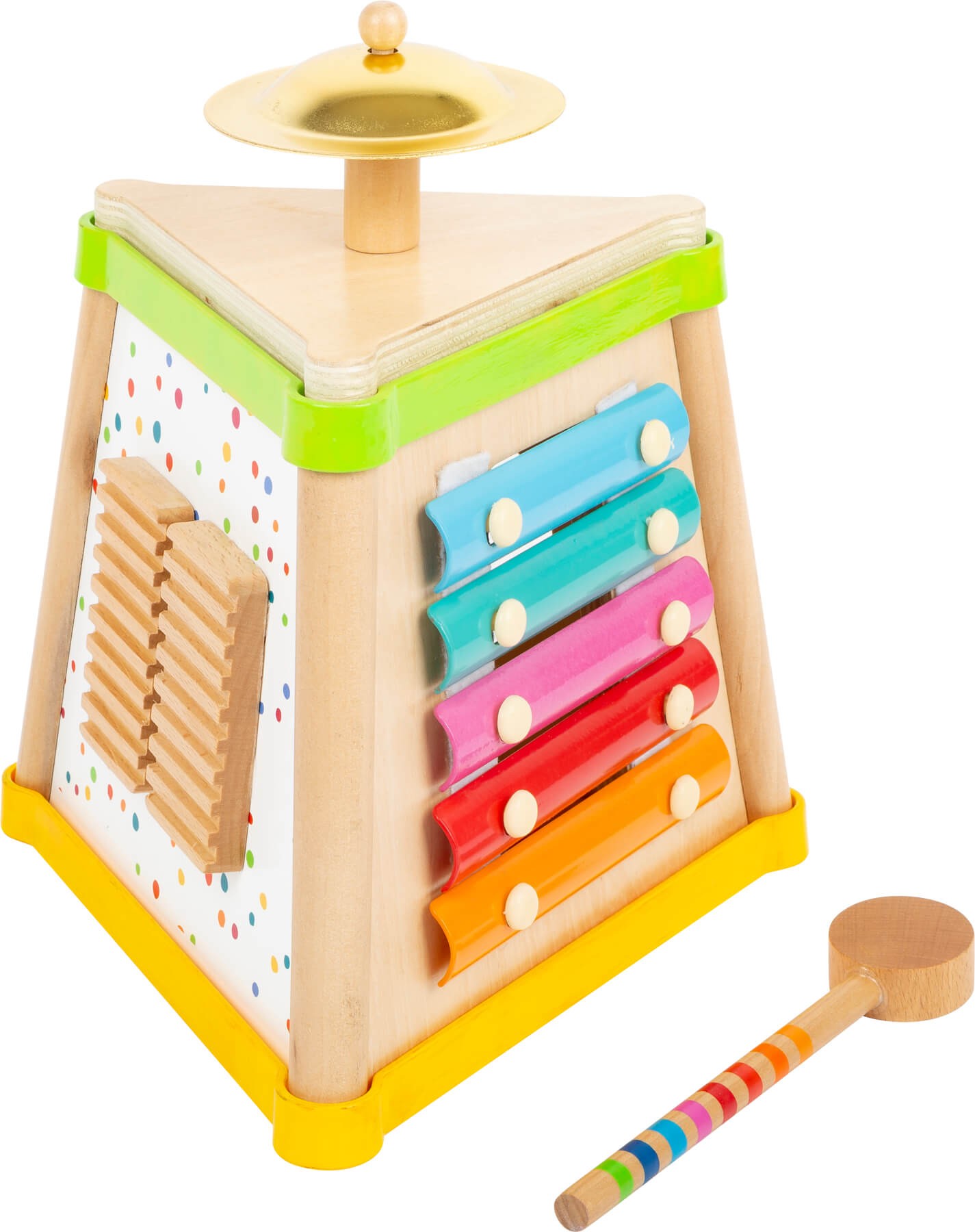 Wooden Activity Musical Tower - 3 Sided - Vue 3
