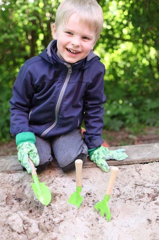 Children's Gardening Kit - 3 Tools & Carry Tote Bag - Vue 5