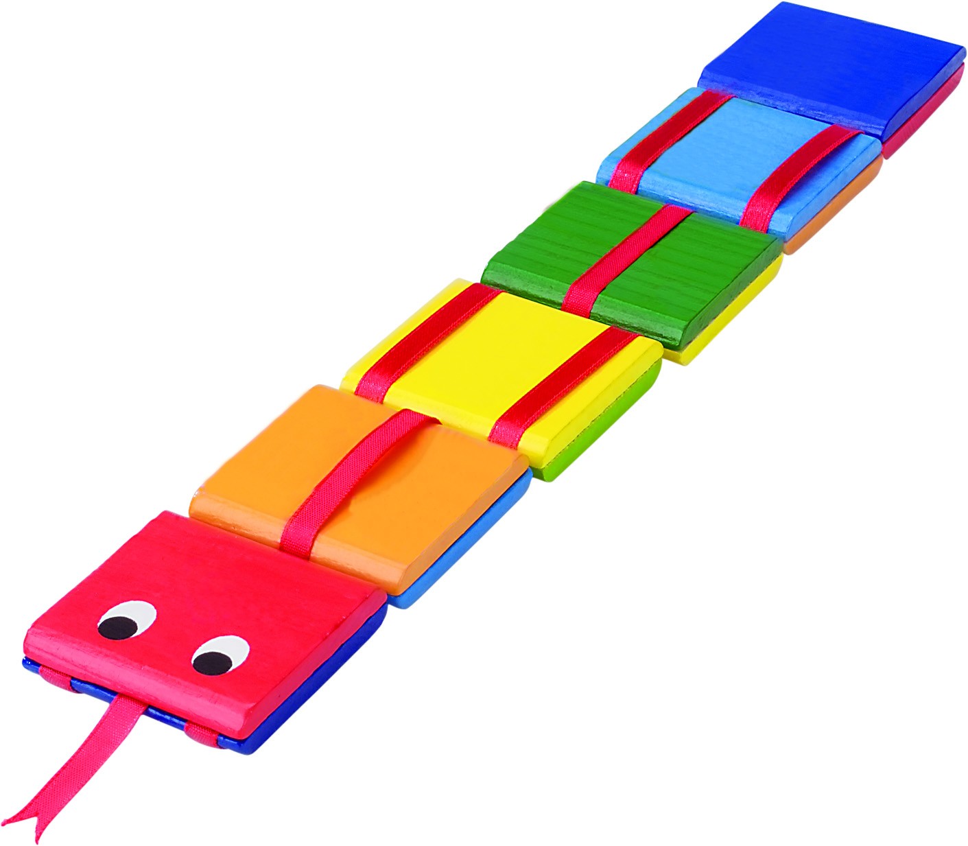 Wooden Articulated Twist Snake - Flexible Puzzle Toy