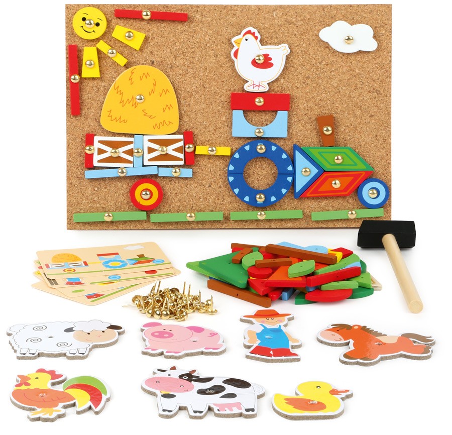 Hammer & Tack Tap-Tap Art Cork Board Playset - Vue 13