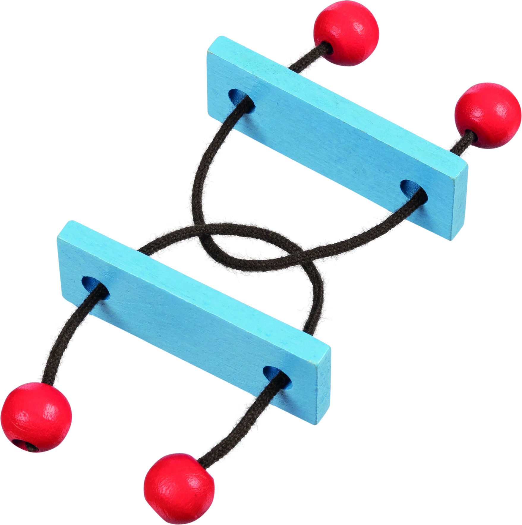 Pocket Wooden Brain Teaser Puzzle - Vue 5