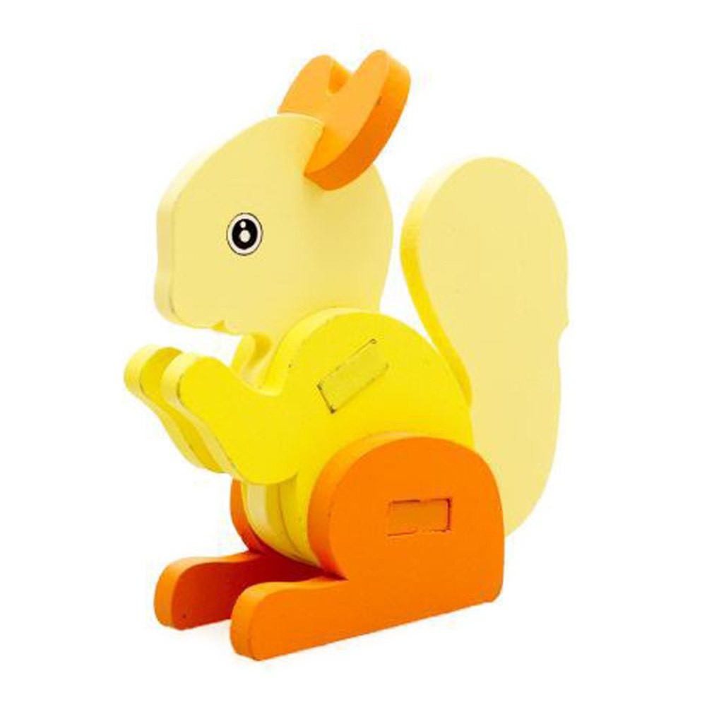 3D Wooden Animal Assembly Puzzle - Chunky Shape Sorter - Vue 6