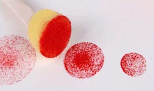 Children's Paintbrush & Sponge Art Set - 10 Pieces - Vue 2