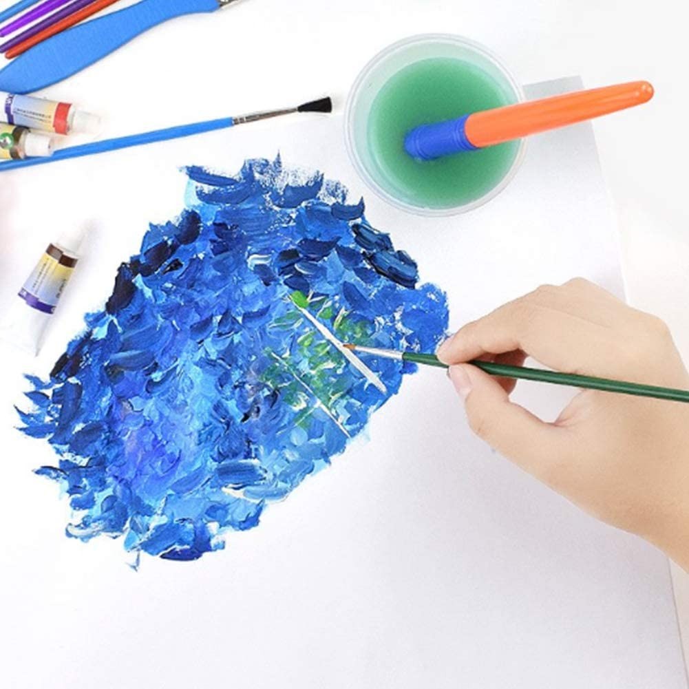 Children's Paintbrush & Sponge Art Set - 10 Pieces - Vue 5