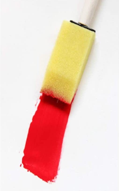 Children's Paintbrush & Sponge Art Set - 10 Pieces - Vue 4