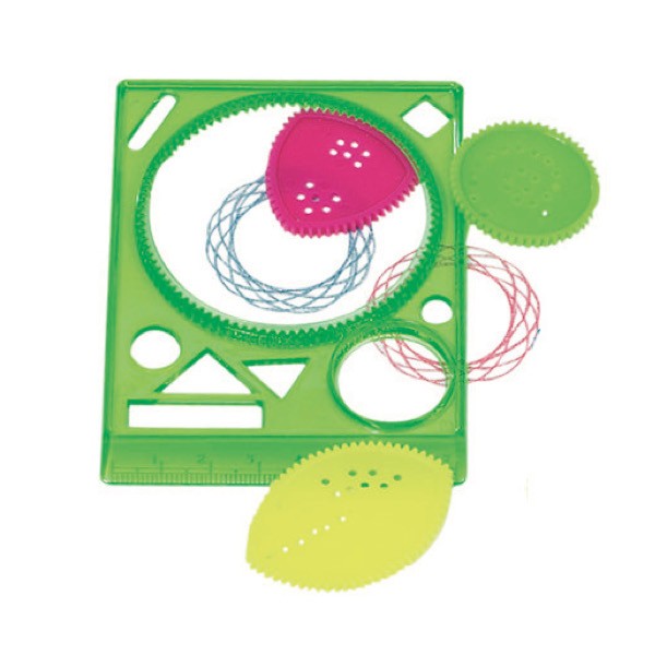 Rosette & Spirograph Mandala Drawing Stencils - Pack of 5 - Vue 3