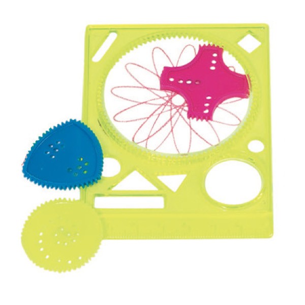 Rosette & Spirograph Mandala Drawing Stencils - Pack of 5 - Vue 4