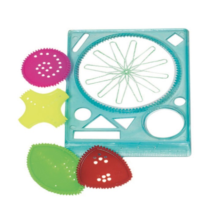 Rosette & Spirograph Mandala Drawing Stencils - Pack of 5 - Vue 5