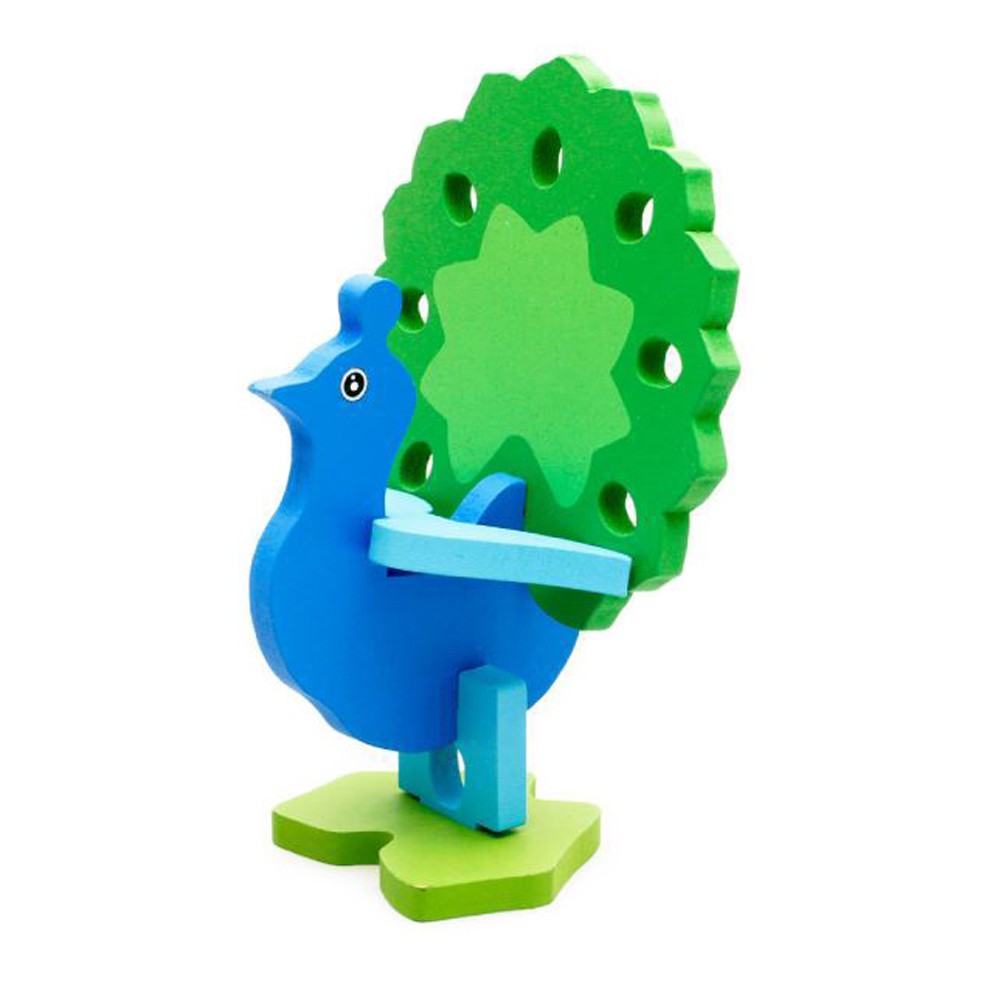 3D Wooden Animal Assembly Puzzle - Chunky Shape Sorter - Vue 14