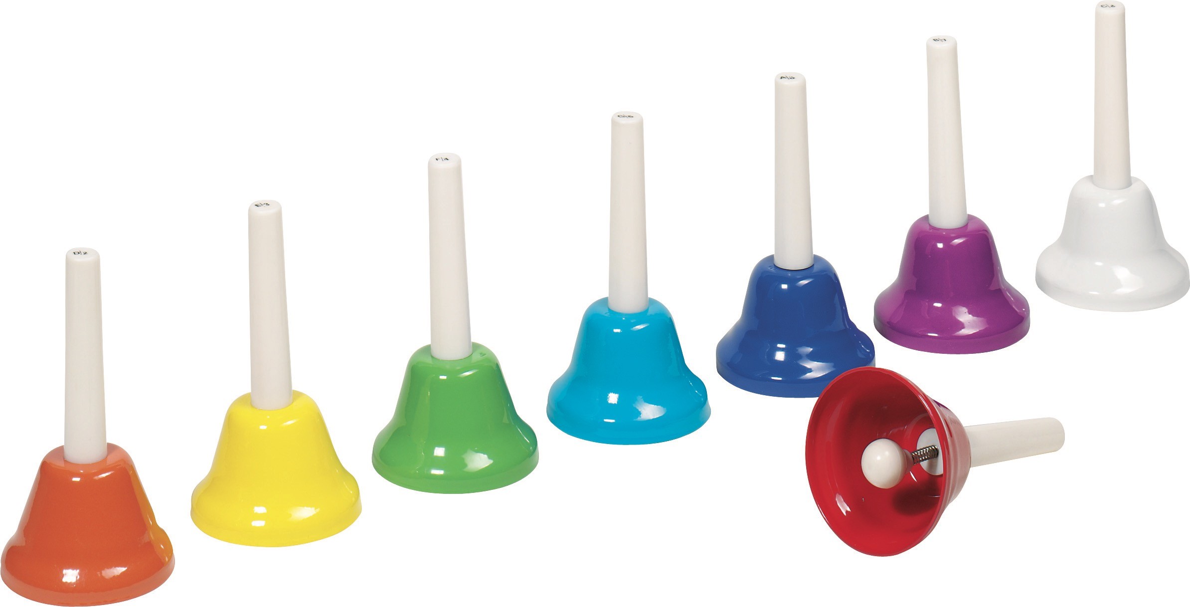 Montessori 8-Note Handbell Set - Diatonic Scale