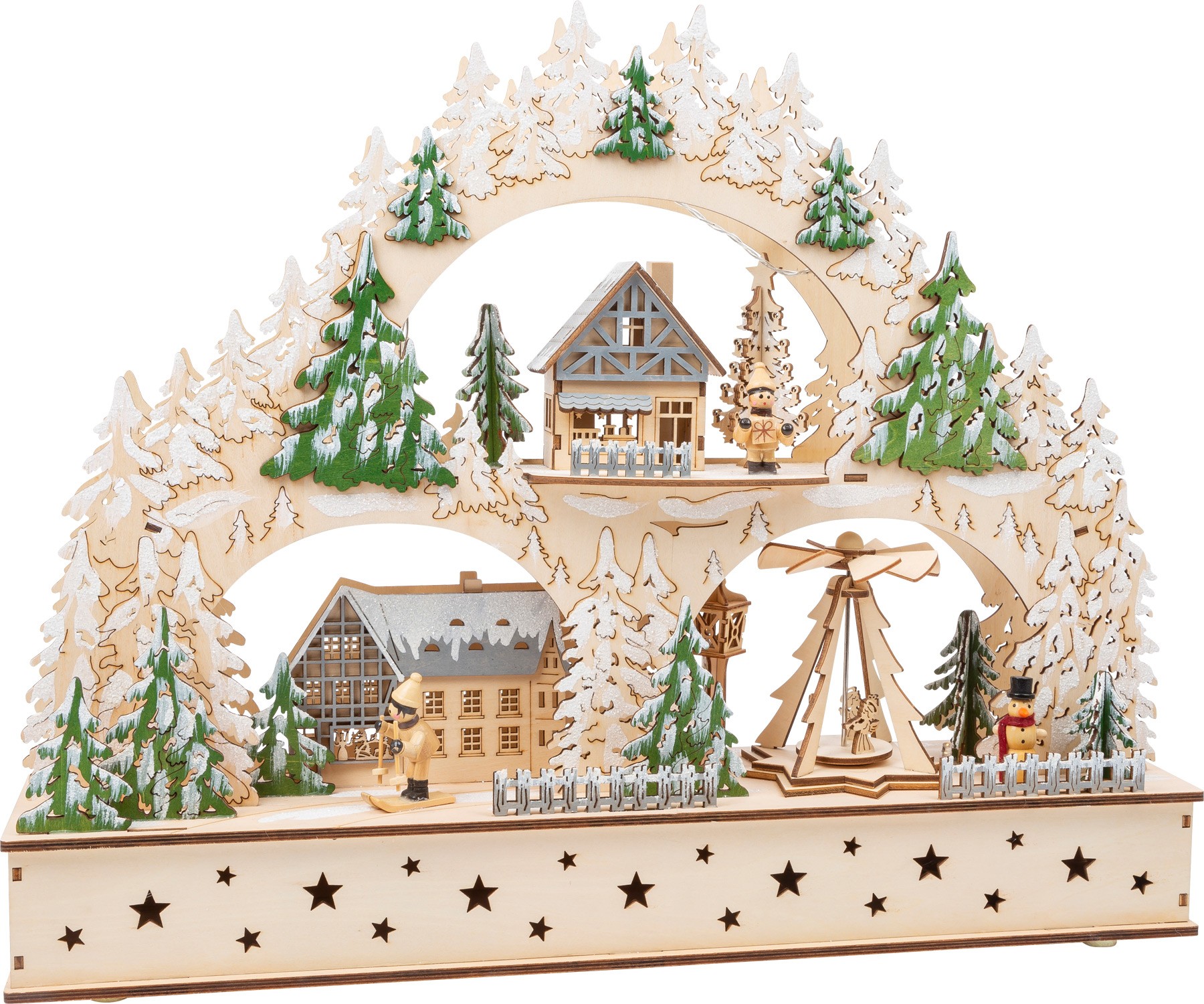 DIY Children's Christmas Snow Globes Kit - Pack of 4 - Vue 2