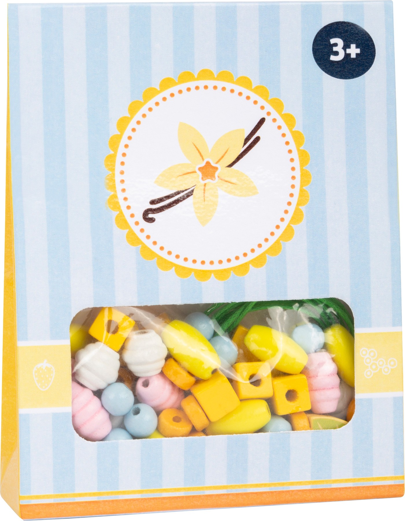 Assorted Wooden Threading Beads with Storage Bag - Vue 3