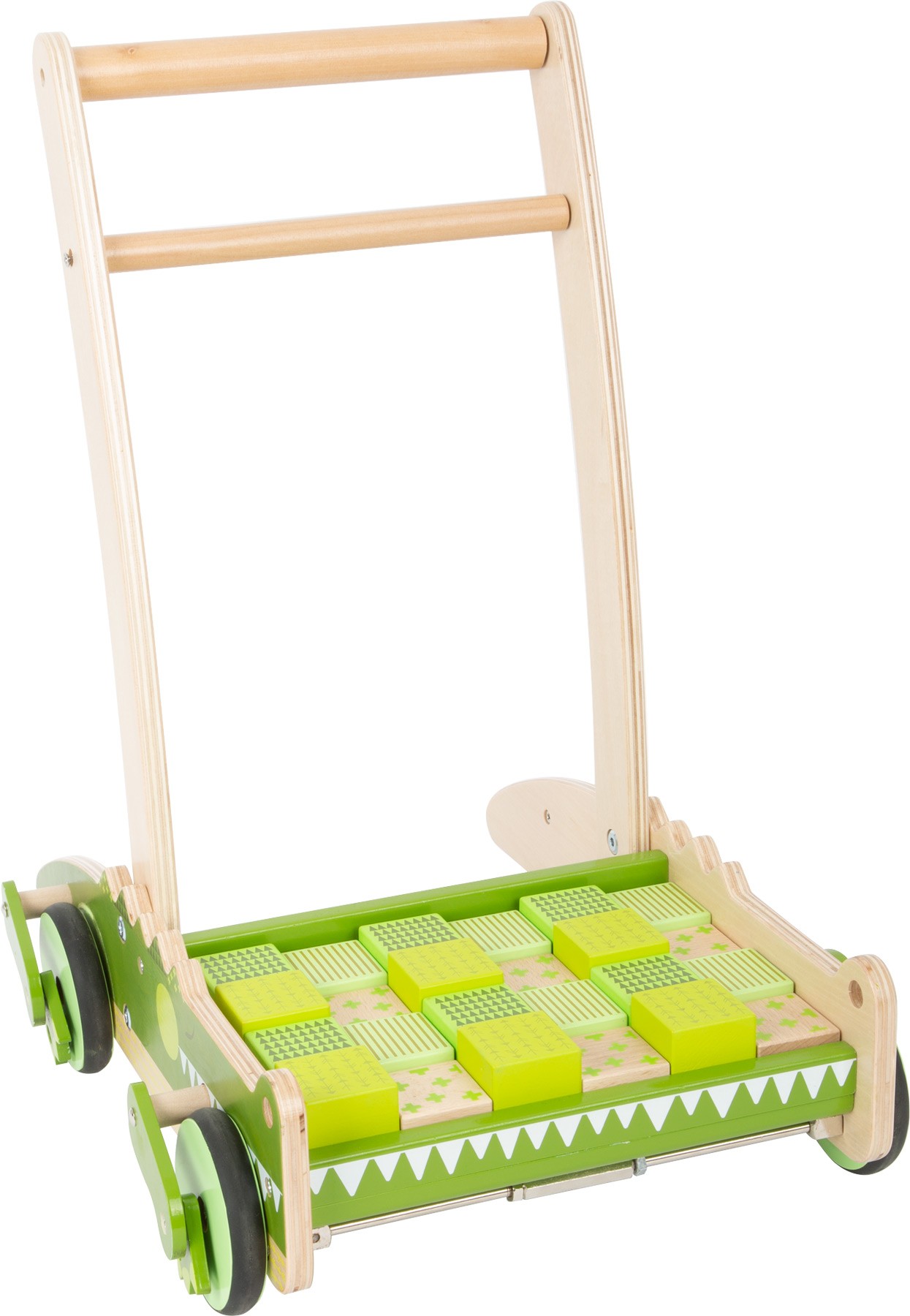 Wooden Crocodile Push Walker with Snapping Jaws - Vue 7
