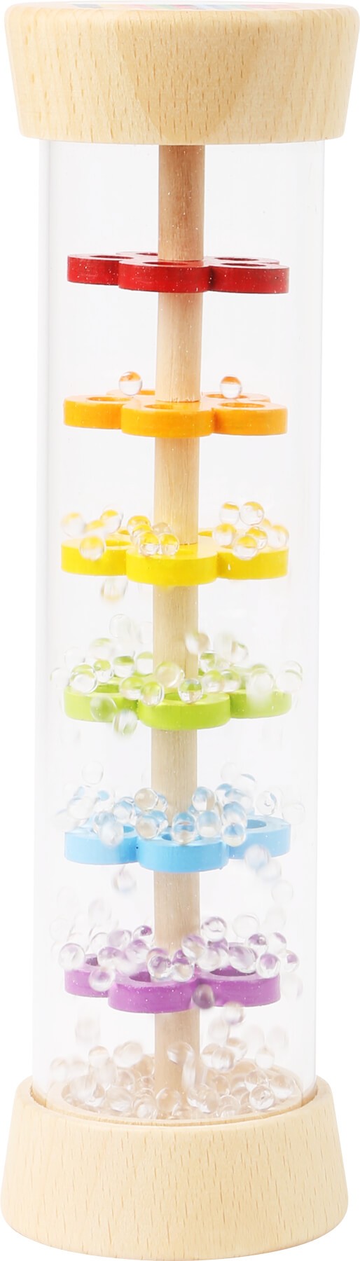 Rainbow Cascade Rainmaker Rainstick Toy - Vue 5