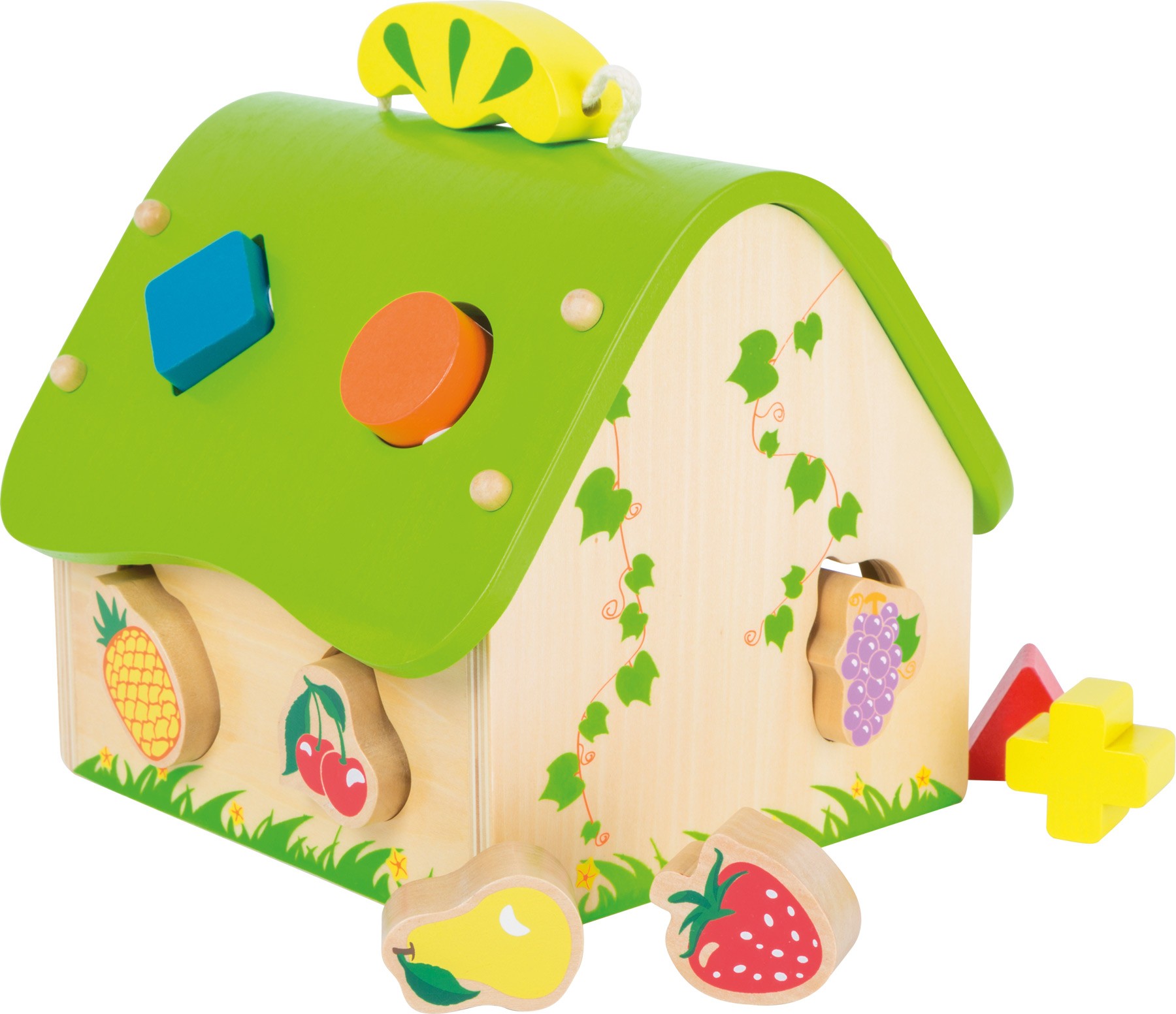 Wooden Car Shape Sorter Toy - Vue 4