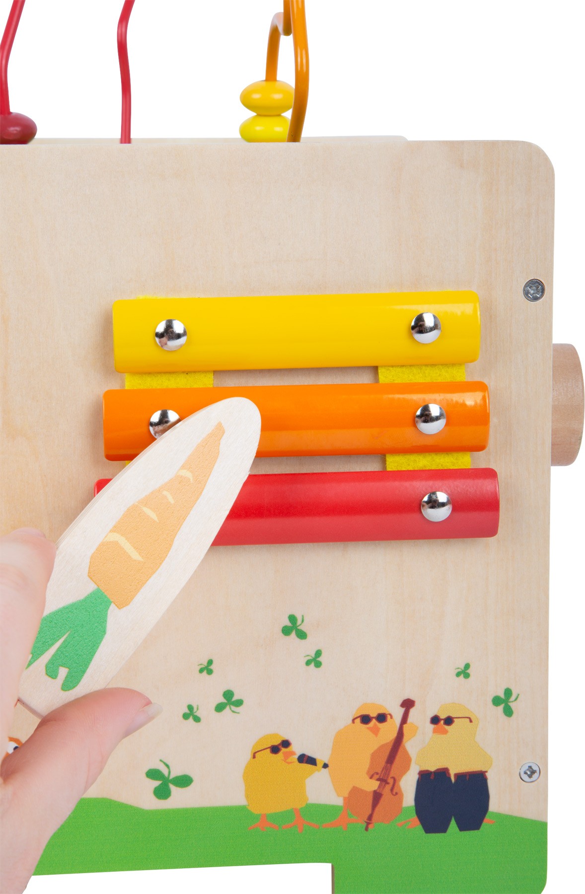 Rabbit Wooden Activity Cube & Stool - Vue 10