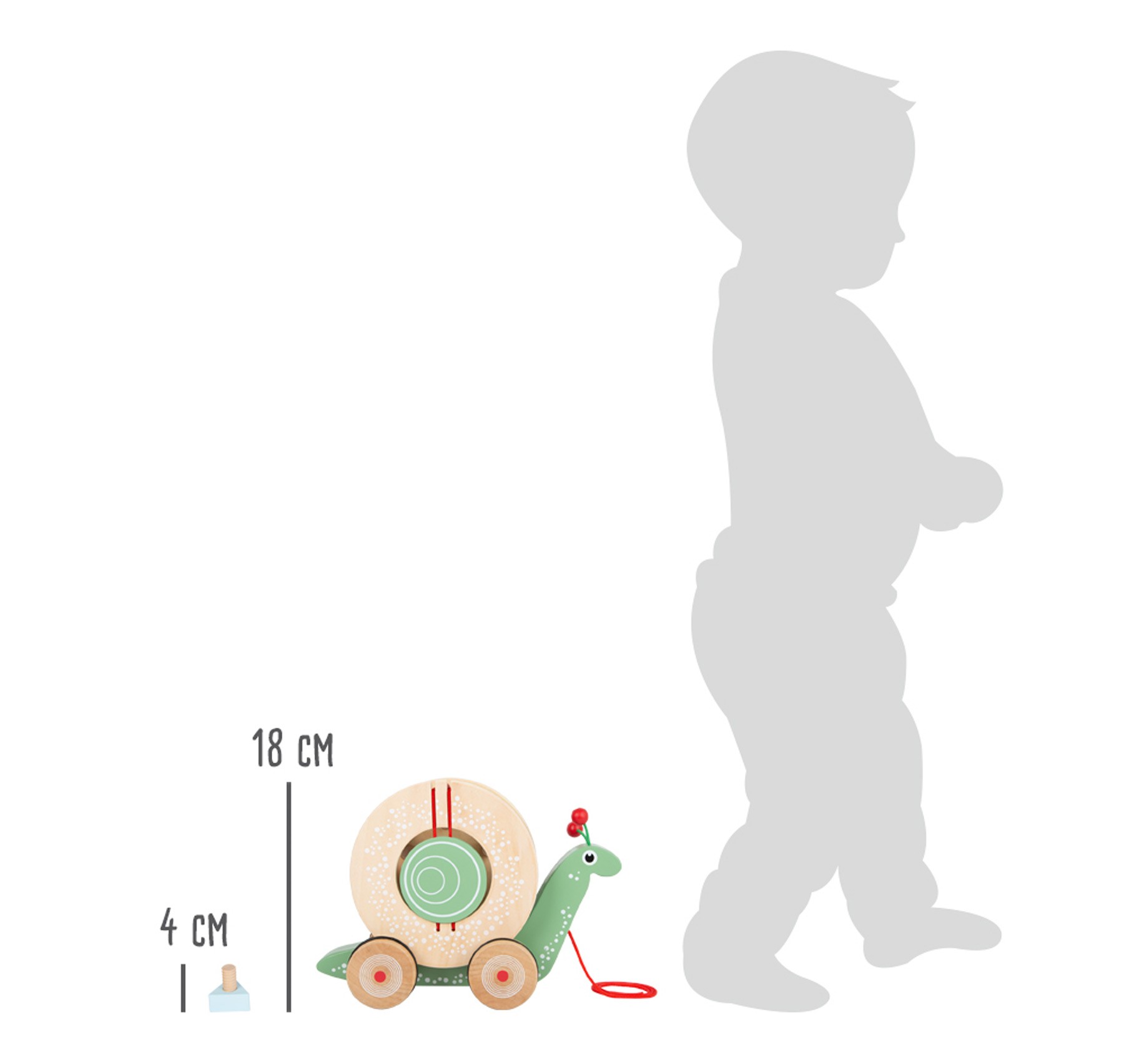 Pull-Along Snail Toy - Vue 6