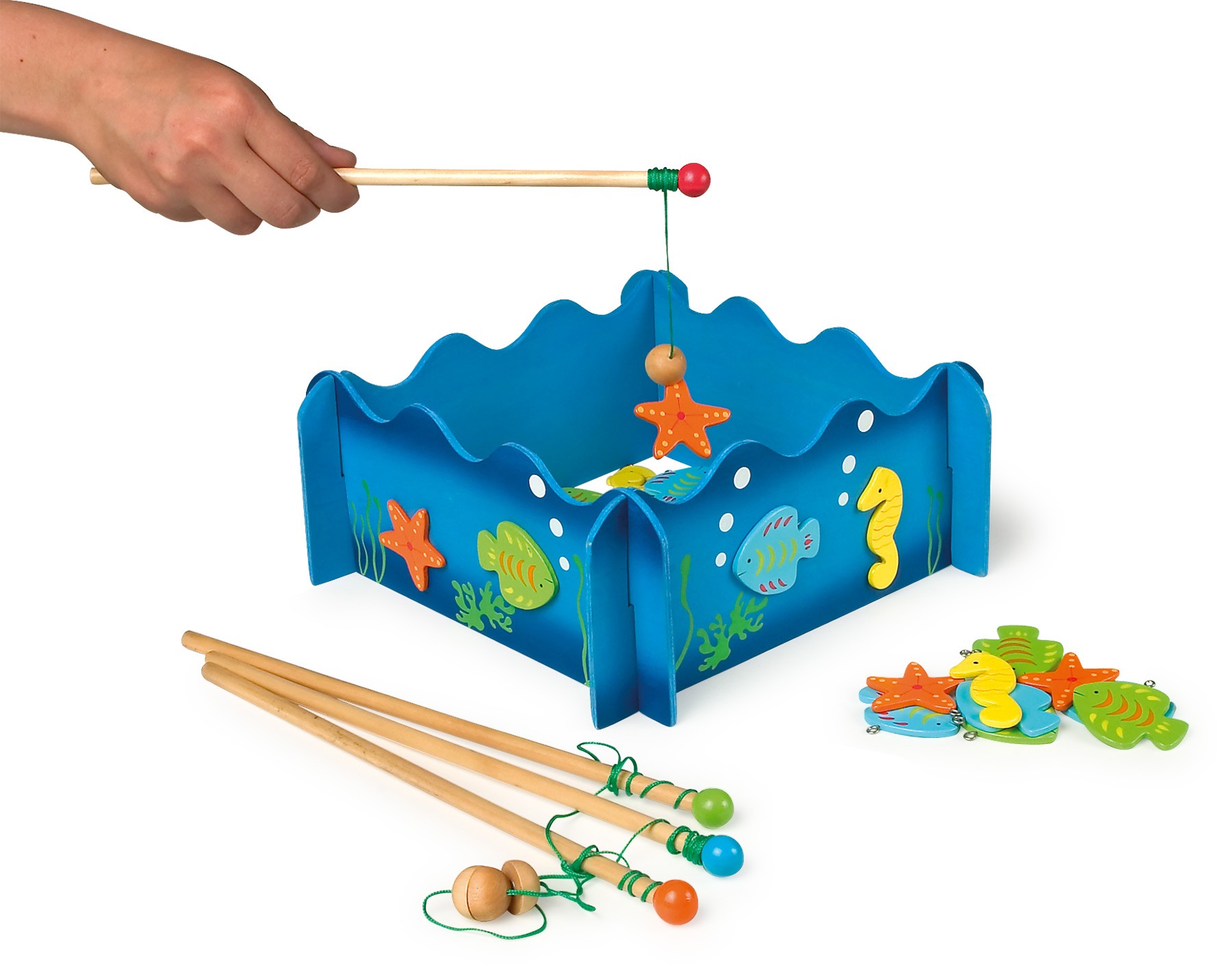 3D Magnetic Wooden Fishing Game - Vue 2