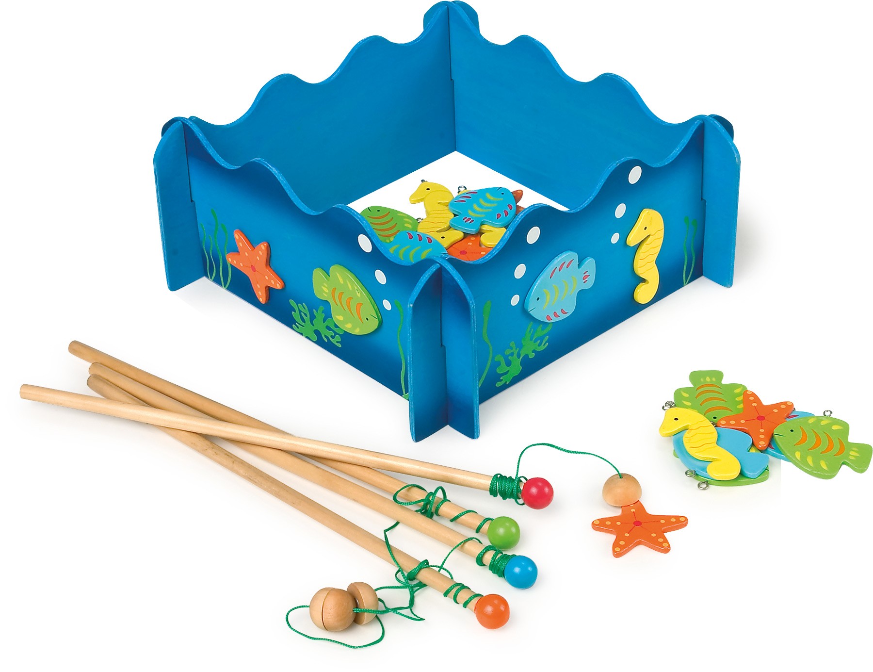 3D Magnetic Wooden Fishing Game