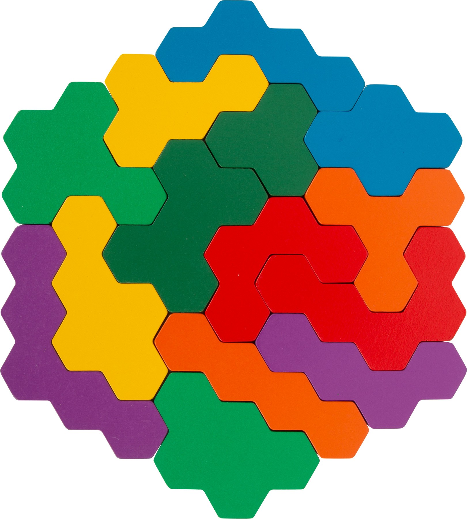 Honeycomb Wooden Hexagon Puzzle Game - Vue 3