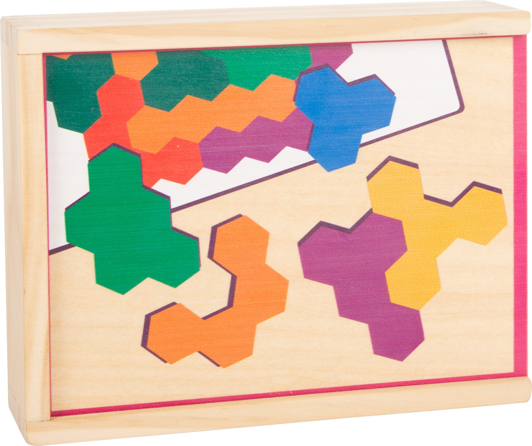 Honeycomb Wooden Hexagon Puzzle Game - Vue 5