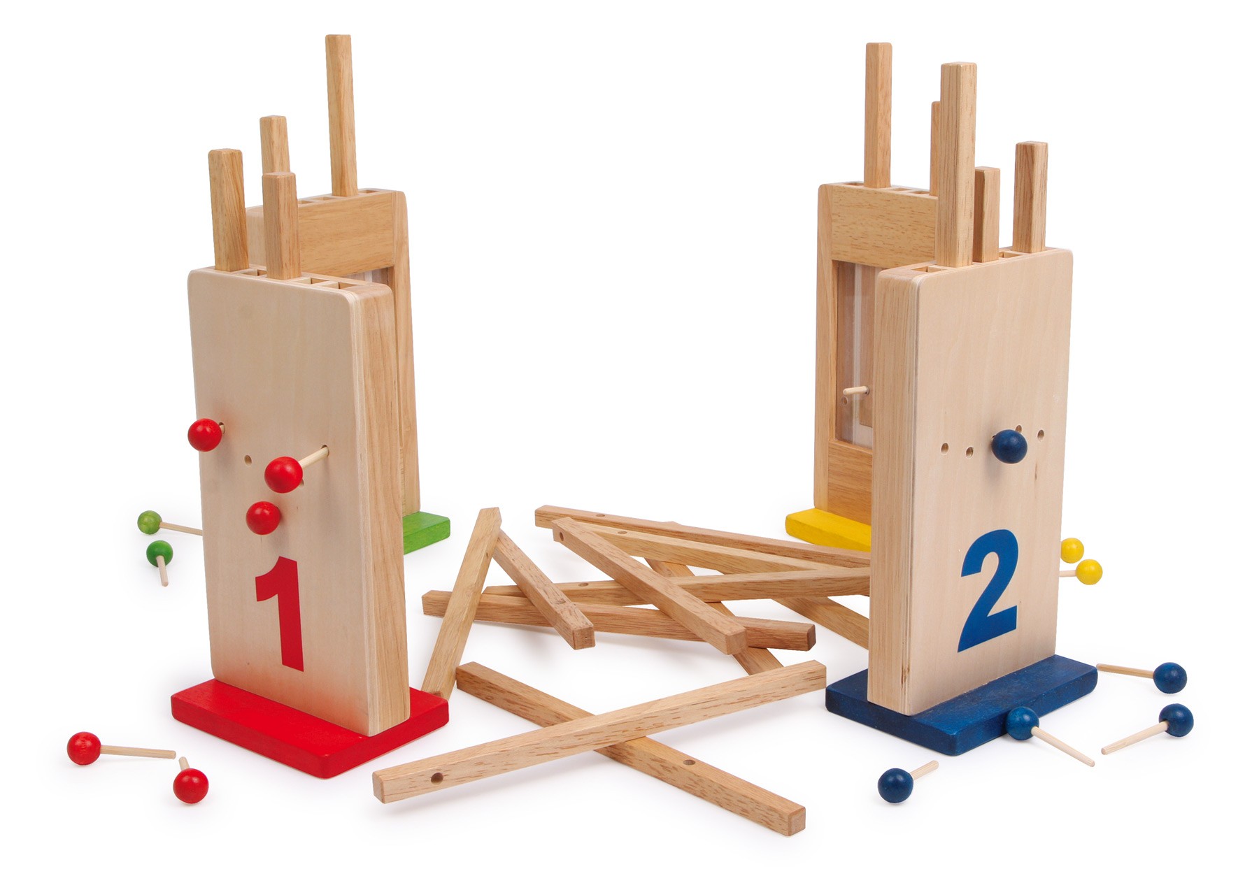 Wooden Peg Deduction Logic Game - Vue 2