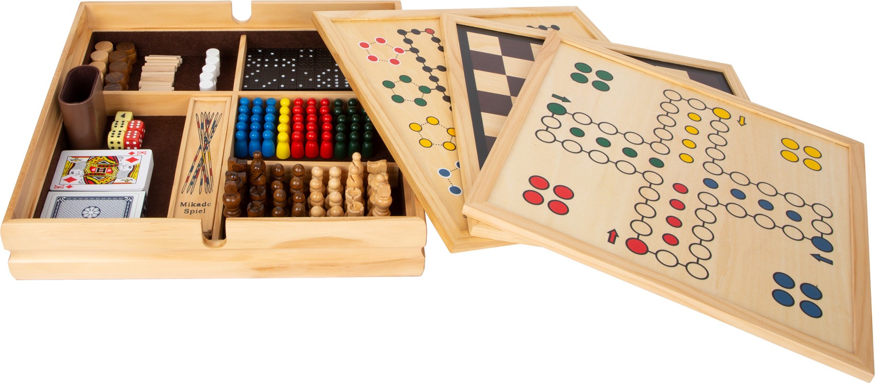 20 Classic Wooden Board Games Compendium