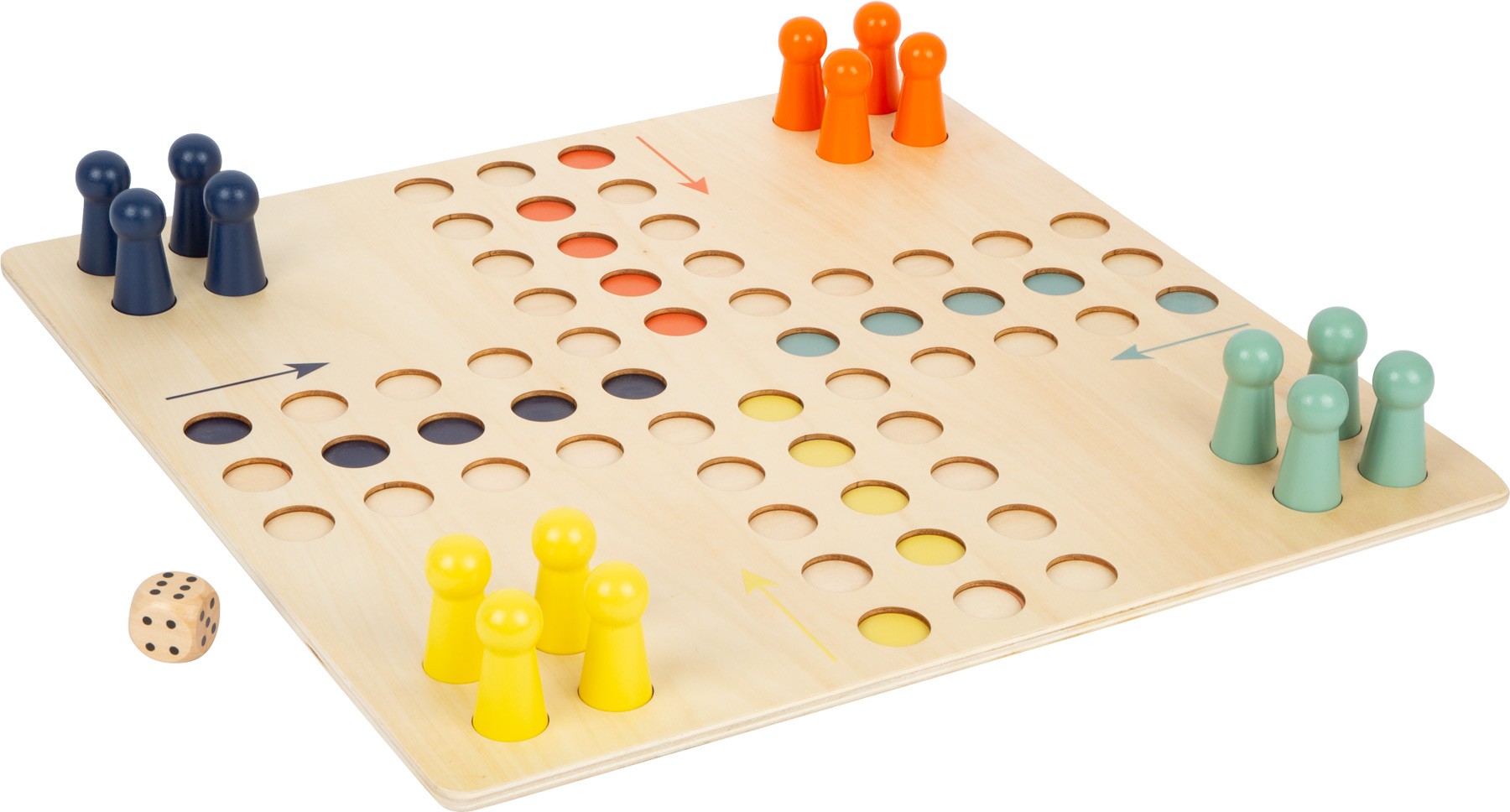 Giant Wooden Ludo Board Game XXL
