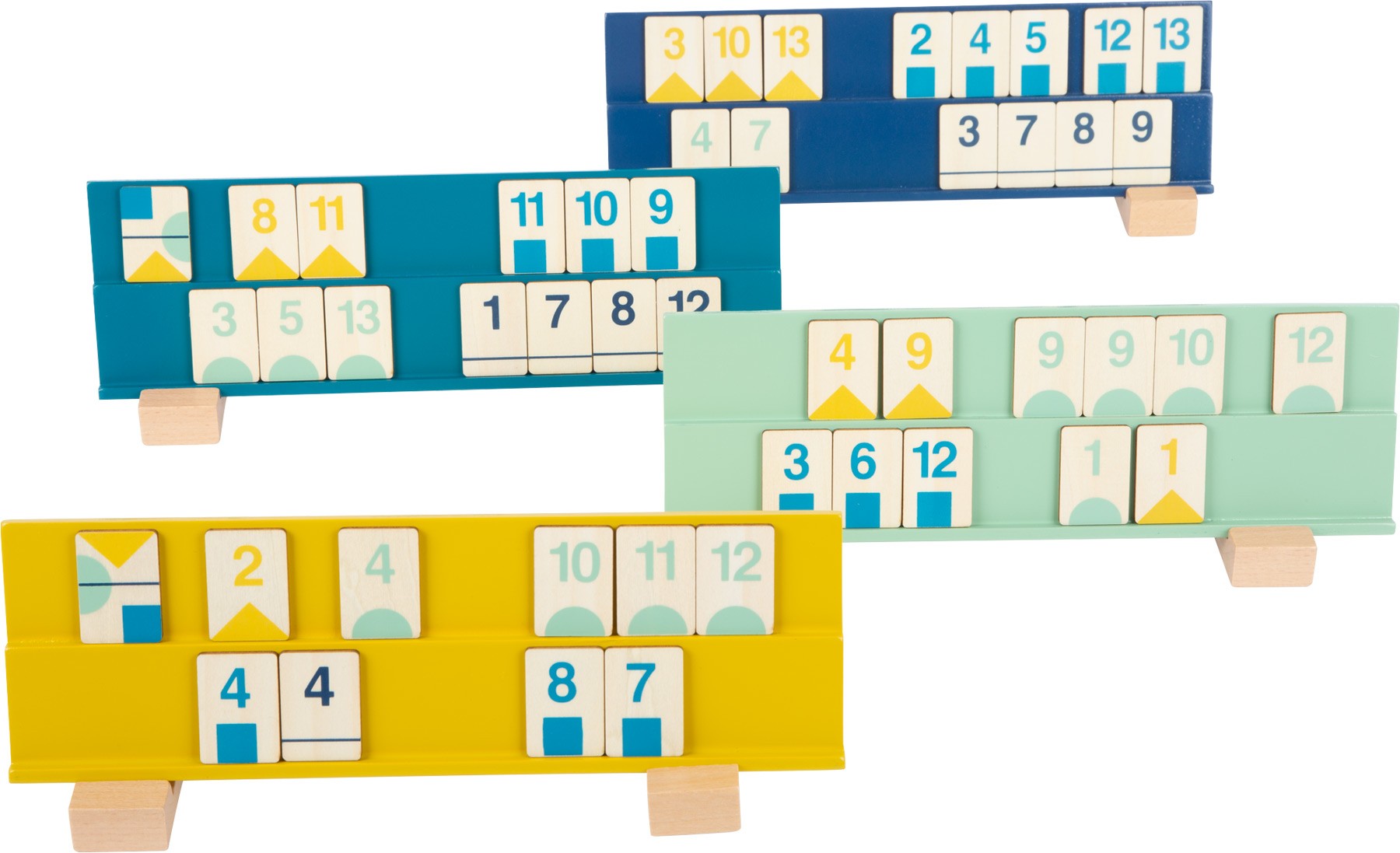 Premium Wooden Rummikub Family Board Game - Vue 5