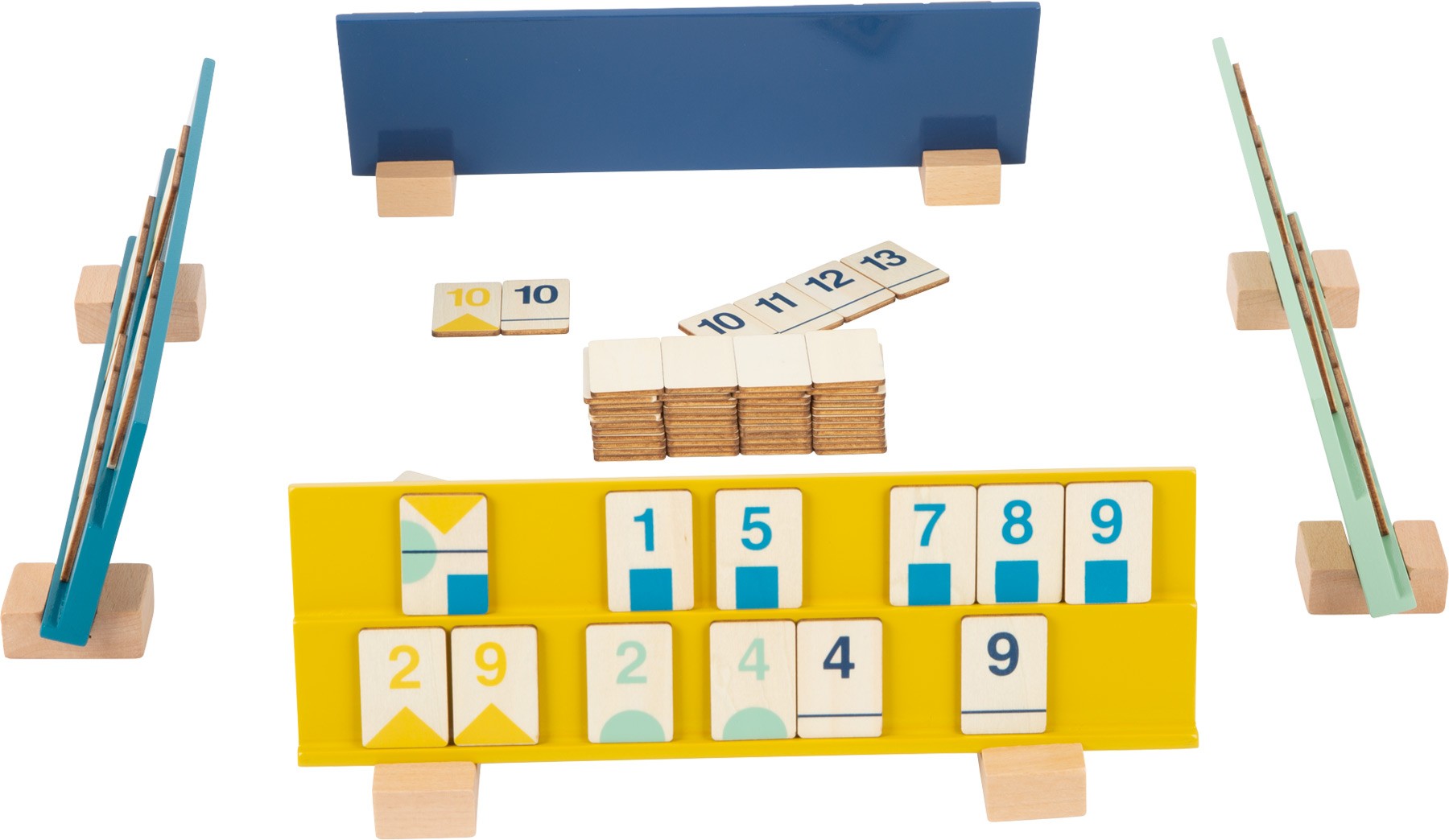 Premium Wooden Rummikub Family Board Game - Vue 4