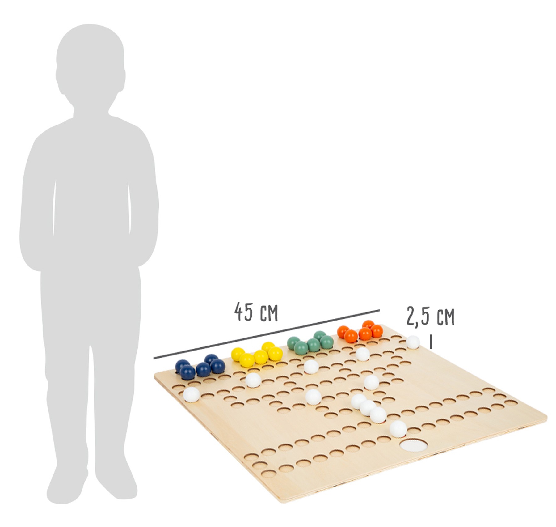 Giant Wooden Barricade Strategy Board Game (XXL) - Vue 4