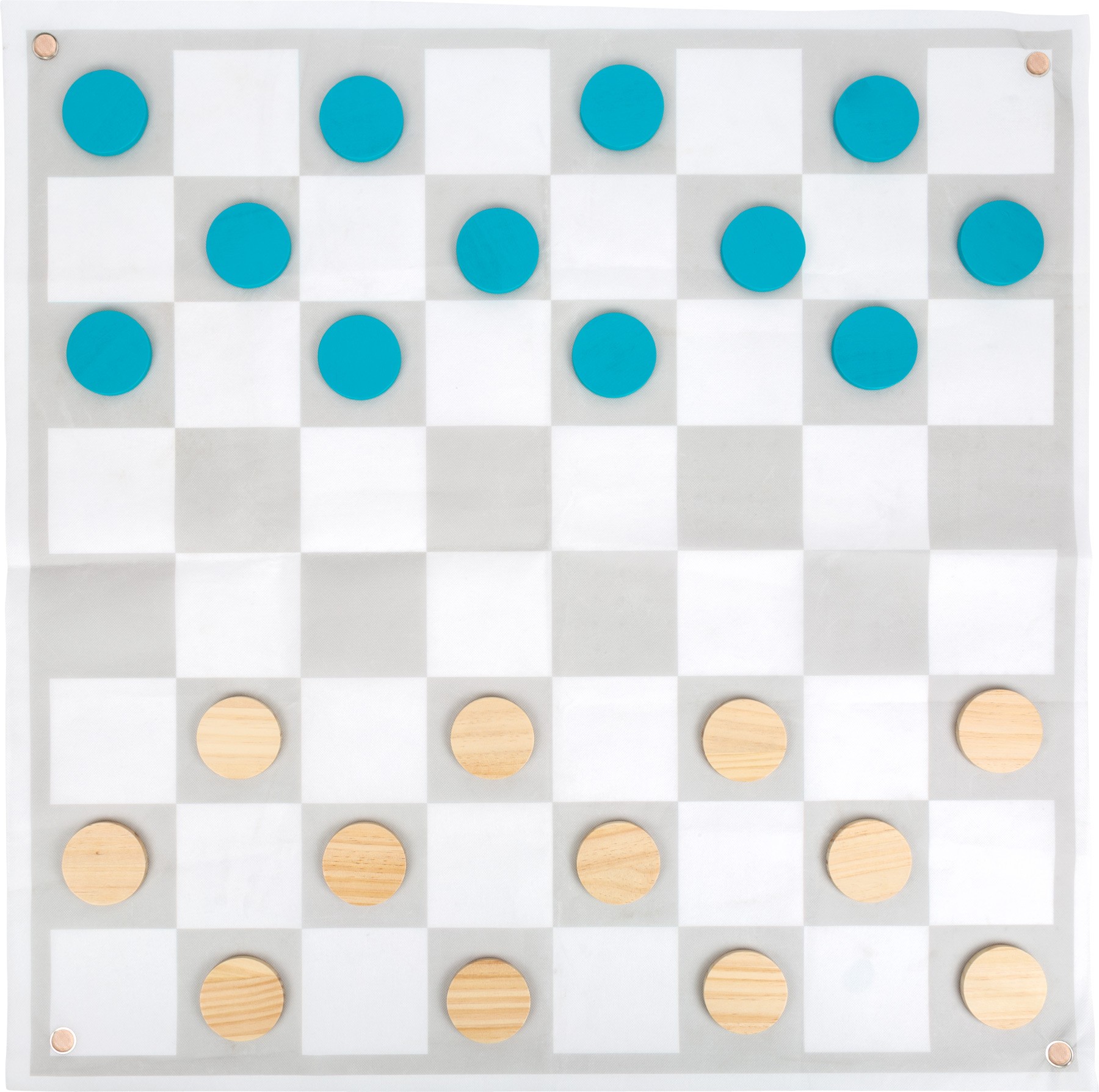 Giant Outdoor Wooden Chess & Draughts Board Game - Vue 2