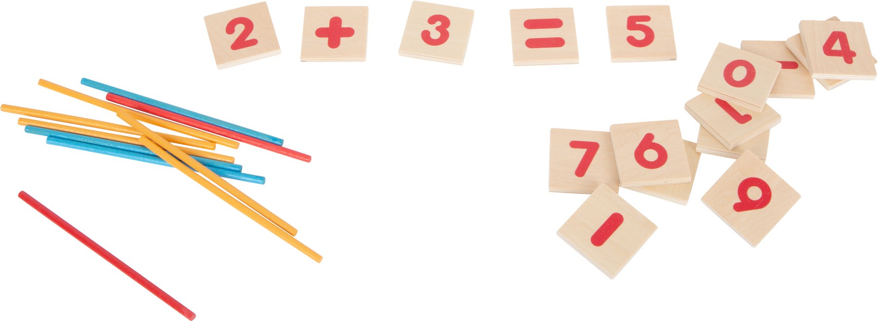 Wooden Arithmetic & Calculation Box with Counting Sticks - Vue 3